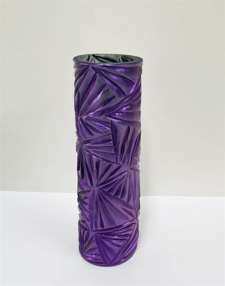 Vaso viola inciso - foto 1