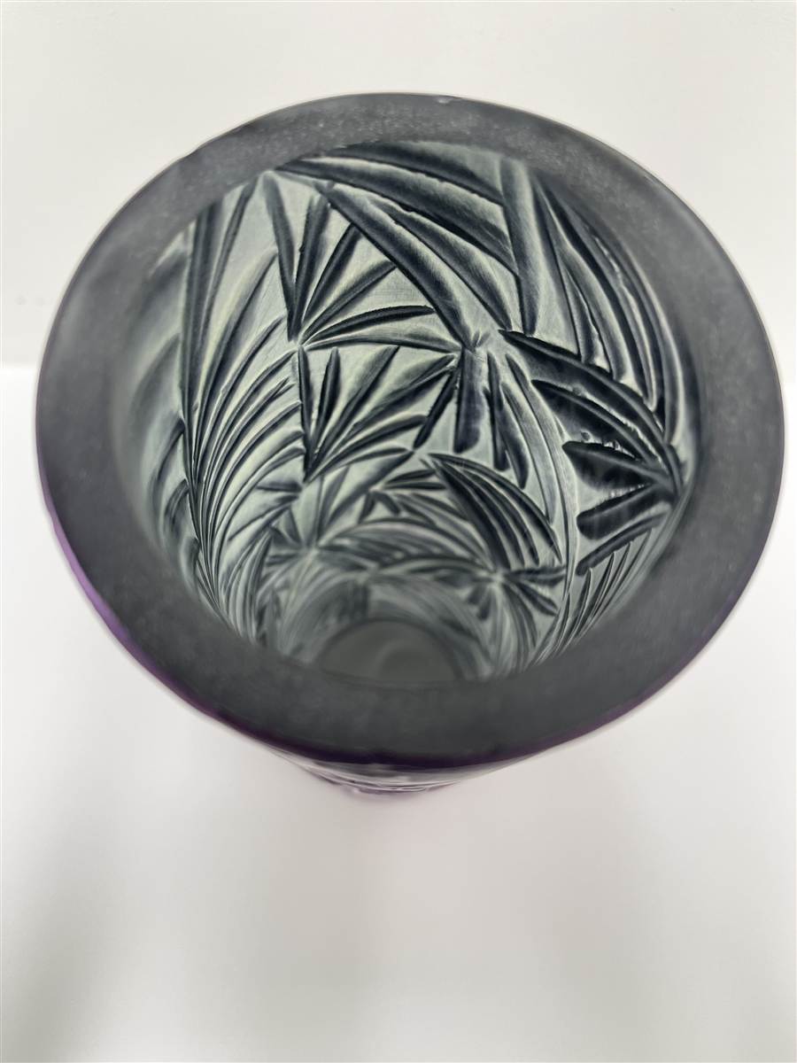Vaso viola inciso - foto 3