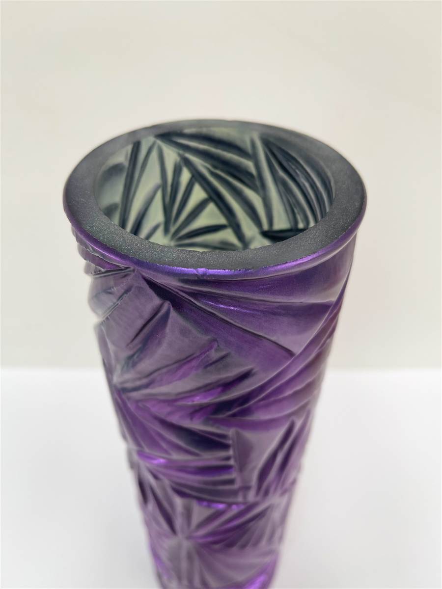 Vaso viola inciso - foto 2